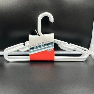 6 Pack Children's Tubular Plastic Hangers